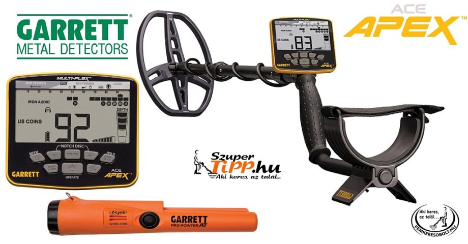 Garrett Ace Apex fémkereső + ProPointer 