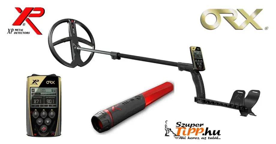 XP ORX fémkereső 28 DD szondával MI-6 pointerrel