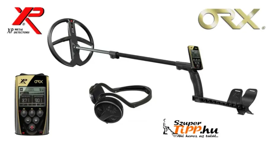 XP ORX fémkereső 28 DD szonda + távvezerlő +WSAudio fejhallgató